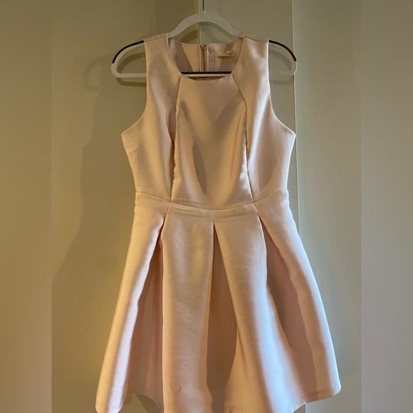 Pink Fit and Flare Dress - Picture 1 of 1